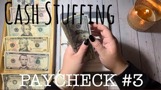 October Paycheck 3  Cash Stuffing 1810  sinking funds [upl. by Brietta]