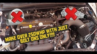 K20  MAKE OVER 250WHP JUST BOLT ONS [upl. by Squire]