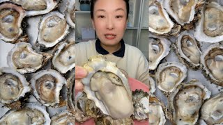 Its time to eat oysters ASMR ✨spend money on Buy oysters 20 [upl. by Katha786]