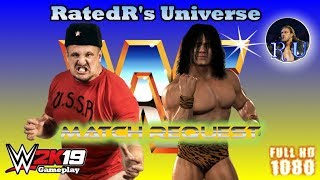 WWE 2K19 Gameplay  Nikolai Volkoff vs Jimmy Snuka [upl. by Nylkaj]