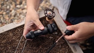 How to Install a Drip System in Raised Beds 💦🌿 Garden Answer [upl. by Alena]