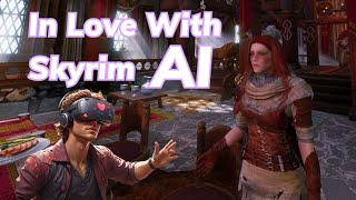 Skyrim VR 2024 Showcase  In Love with Mantella AI  AI Driven NPCs [upl. by Bolger623]