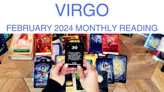 VIRGOFEB 2024 MONTHLY READING A new journey brings victory Trust the process Use your intuition [upl. by Lynea]