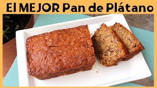 LA MEJOR RECETA DE PAN DE PLÁTANO TODOS MIS TIPS PARA QUE TE QUEDE PERFECTO [upl. by Ellehcil]