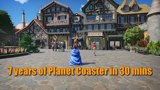 All my Planet Coaster creations 20172024 [upl. by Scrogan]