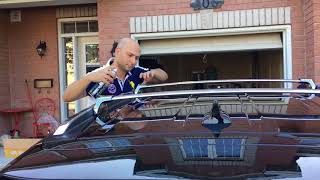 How to install an Acura MDX 20142018 roof rack cross bars [upl. by Bennett989]