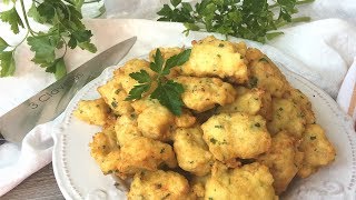 Buñuelos de bacalao Receta muy fácil [upl. by Amandie]