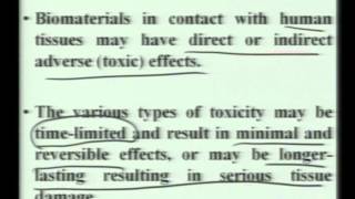 Mod01 Lec12 Lecture12Introduction to Biomaterials [upl. by Roht]