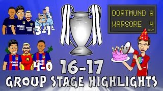 🏆UCL GROUP STAGE HIGHLIGHTS🏆 20162017 UEFA Champions League Best Games and Top Goals [upl. by Honorine]