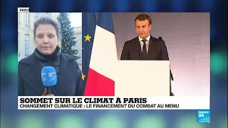 Sommet sur le climat à Paris  Macron accueille une cinquantaine de dirigeants [upl. by Grayson]