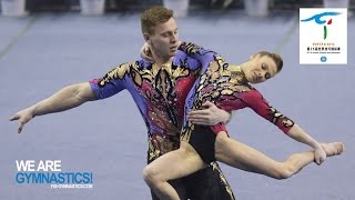 HIGHLIGHTS  2016 Acrobatic Worlds Putian CHN – Mixed Pairs  We are Gymnastics [upl. by Hahseram]