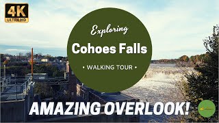 Cohoes Falls Overlook via Mohawk River  Cohoes NY [upl. by Darooge586]