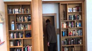 Secret bookcase door [upl. by Gerge]