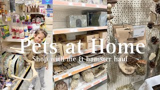 Shop with me in Pets at home  Hamster Haul  VLOG 🌷 [upl. by Riddle]