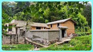 Une femme rénove une maison vieille de 300 ans abandonnée depuis 30 ans construite en 90 jours [upl. by Soutor]