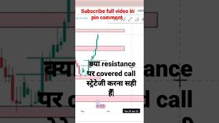 covered call  option strategy  कैसे apply करें  tradewithatharva optionstrading coveredcalls [upl. by Ardnuhs]