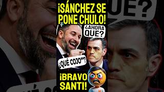 ¡SÁNCHEZ PIERDE LOS PAPELES 💣 Abascal lo acusa de someter a España a fanatismos [upl. by Yenetruoc]