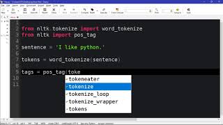 Python Natural Language Processing with NLTK 5  How to get Part of Speech Tags [upl. by Bernardina]