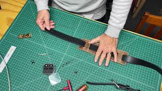 Installing Schaller SLocks on my Leather Guitar Strap [upl. by Portland]