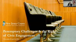 Judicial Conference on Jury SelectionPeremptory Challenges and the Right of Civic Engagement [upl. by Rolando]