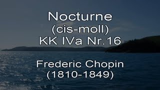 Nocturne cismoll KK IVa Nr16 Frederic Chopin 18101849 gespielt von Malino Piano [upl. by Aknayirp]