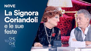 Che tempo che fa  La Signora Coriandoli e le sue feste [upl. by Merc]