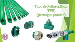 Tubo y conexiones de polipropileno Tuboplus para agua potable [upl. by Dwan]