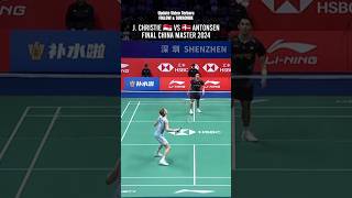 Comeback Stronger Jojo badminton jonathanchristie antonsen chinamaster [upl. by Einnej]