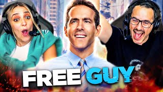 FREE GUY 2021 MOVIE REACTION FIRST TIME WATCHING Ryan Reynolds  Shawn Levy  Full Movie Review [upl. by Hephzibah]