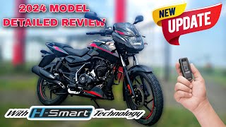 Bajaj Pulsar 125 New Model 2024 Detailed Review  New Features  Mileage  Top Speed  Price [upl. by Hebert]