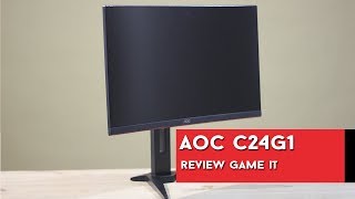 AOC C24G1 review y montaje [upl. by Nastassia]