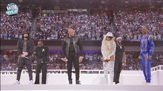 Concert du Super Bowl 2022  Dr Dre Snoop Dogg 50 Cent Kendrick Lamar Mary J Blige et Eminem [upl. by Nnylaj]