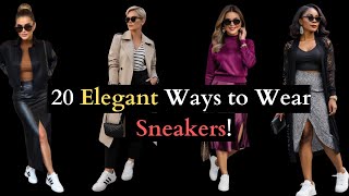 Elegant Ways to Wear Sneakers Chic Styling Tips for a Sophisticated Look [upl. by Goldfinch]