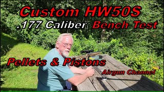 Custom HW50S Air Rifle Bench Test [upl. by Aihcela238]