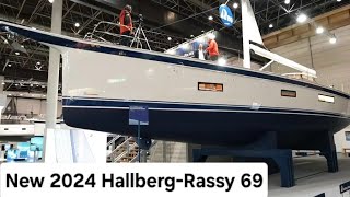 6000000€ New 2024 Sailing boat HallbergRassy 69 [upl. by Eatnoled159]