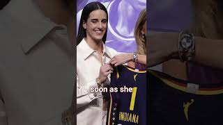 Nike gives Caitlin Clark an exclusive tshirt to honor her as WNBA Rookie of the Year shorts [upl. by Fiona]