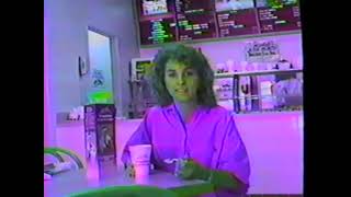 Florida Southern College Student Tracey Ringstaffs TV Ad for Freshens Yogurt from 1989 [upl. by Ashil]