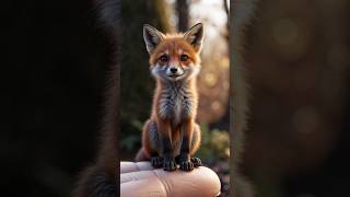 tiny fox cub shorts short animals cuteanimals babyanimals cute cutewildlife [upl. by Gerrald853]