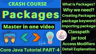 🔥Packages in Java in One Video  Packages in one video in HIndi [upl. by Trevethick]