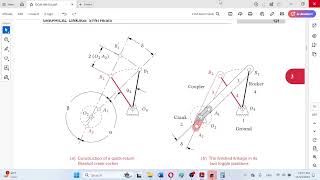 QuickReturn QR Four Bar TwoPosition Synthesis Using MS Word  Engr H M Shahid Akbar [upl. by Noemis]