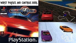 Roadsters PS1 Gameplay Moments 4 Races HD [upl. by Kaya278]