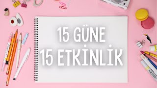 Sömestirde Yapacağınız 15 Etkinlik Fikri  15 Farklı Kendin Yap Etkinliği [upl. by Stew718]