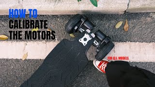 How to calibrate the motors  Acedeck® Models [upl. by Tenej751]