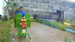 Mesin Tanam Padi Indonesia  Indonesias Rice Transplanter [upl. by Eirahcaz]