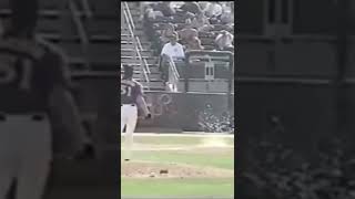 Randy Johnson hits bird with fastball [upl. by Lorenzana63]