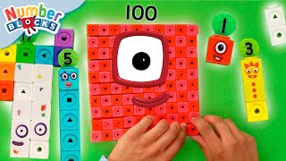 Lets Build Numberblocks 1 to 100  DIY  Learn to Count with Toy Play  Numberblocks [upl. by Inohs]