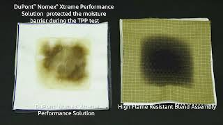 Thermal Protection Performance  Nomex® Xtreme Performance Solution VS High Flame Resistant Blend [upl. by Seel]