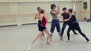 Aakash Odedra rehearses with Royal Ballet dancers for Deloitte Ignite [upl. by Cogn]