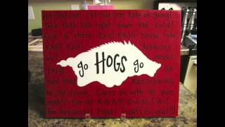 Arkansas Razorback Fight Song With Lyrics [upl. by Kurth]