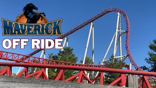 Maverick  Cedar Point  4K Off Ride Non Copyright [upl. by Samale]